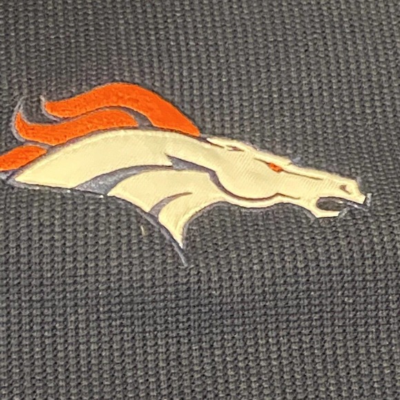 Denver Broncos NFL Jacket Mens Size XXL Blue Full Zip Long Sleeve/Pockets - Picture 3 of 16